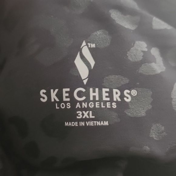 Skechers leopard animal print high waisted active athletic leggings plus size 3X - Picture 8 of 9